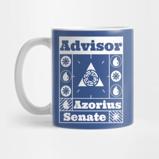 Azorius Senate | Advisor | MTG Guild White on Blue Design Mug